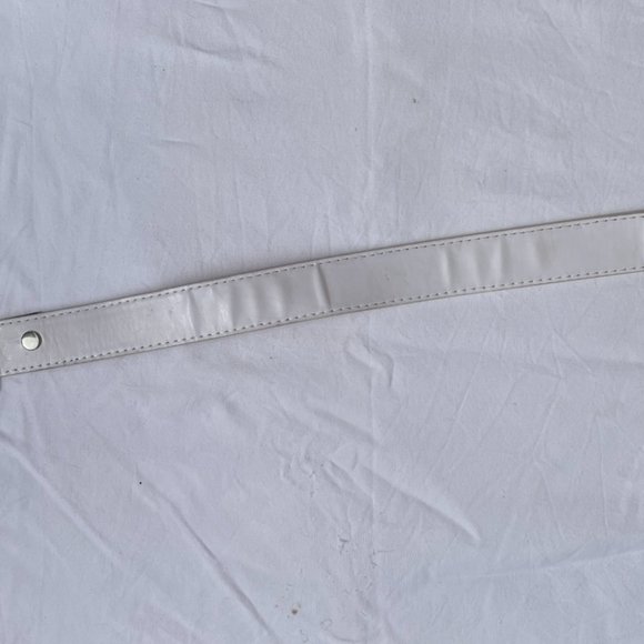 Y2K Leather Rhinestone Logo Playboy Belt - Picture 4 of 5